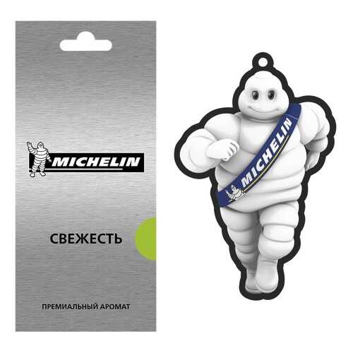 Ароматизатор воздуха MICHELIN, подвесной, картонный, 2D Premium, свежесть, 31913 в Emex