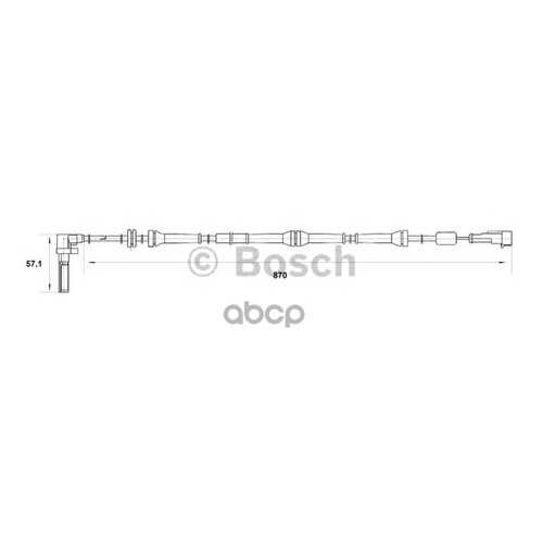 Датчик abs Bosch 0265007016 в Emex