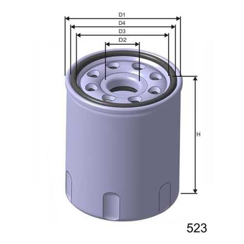 Масляный фильтр misfat Z260 в Emex