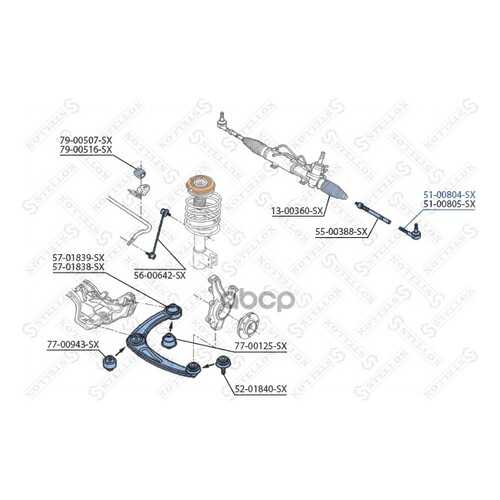 Наконечник рулевой Stellox 5100804SX в Emex