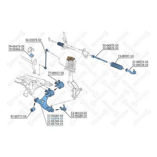 Рычаг подвески Stellox 57-03919-SX в Emex