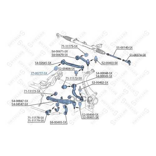 Сайлентблок Stellox 7700777SX в Emex