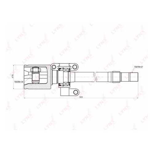 Шрус LYNXauto CI-3404 в Emex