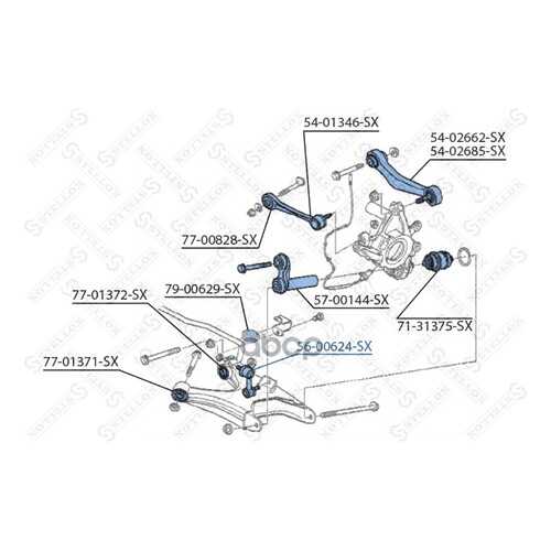 Стойка стабилизатора Stellox 5600624SX в Emex