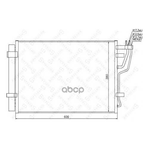 Радиатор кондиционера Stellox 1045381SX в Emex