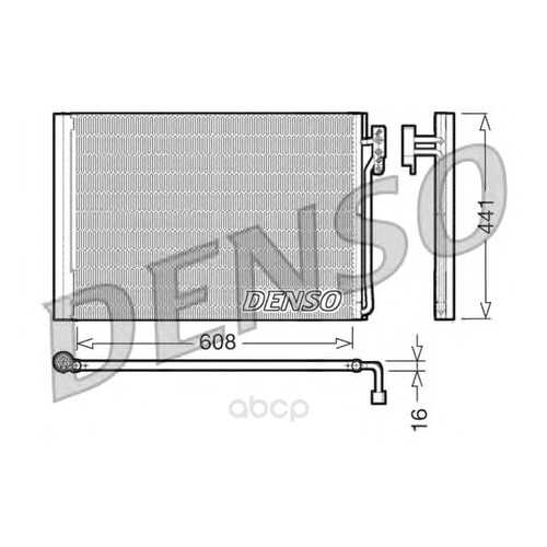 Радиатор охлаждения двигателя DENSO DCN14001 в Emex