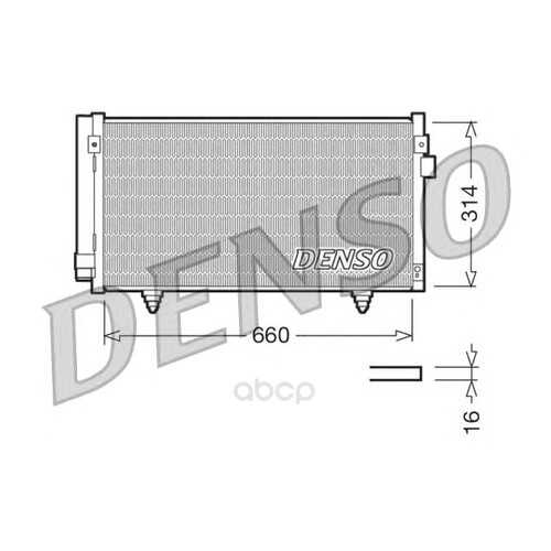 Радиатор охлаждения двигателя DENSO DCN36003 в Emex