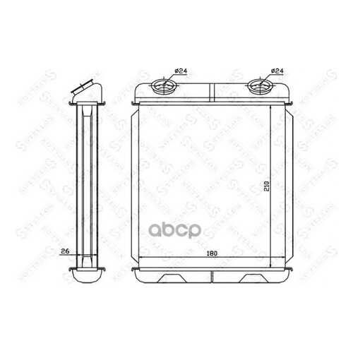 Радиатор печки Stellox 1035085SX в Emex