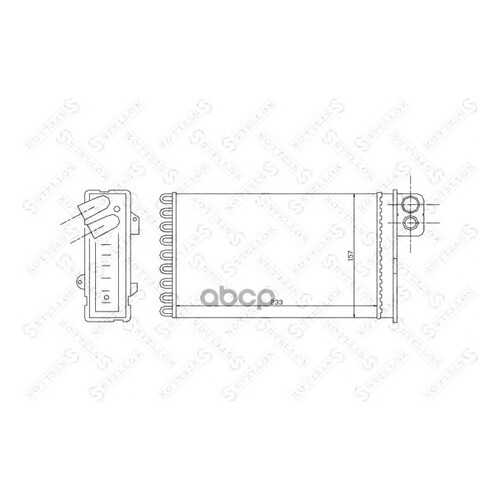 Радиатор печки Stellox 1035092SX в Emex