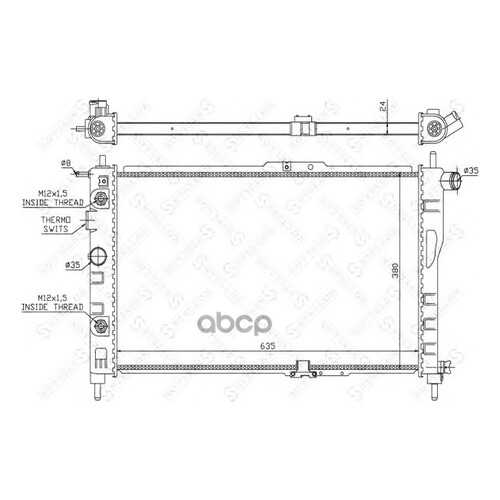 Радиатор системы охлаждения Stellox 1025325SX в Emex