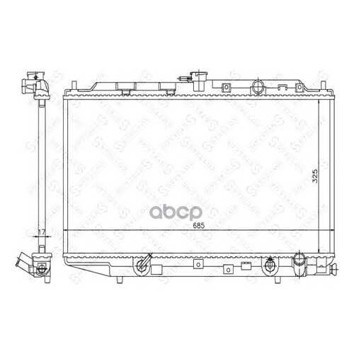 Радиатор системы охлаждения Stellox 1025823SX в Emex
