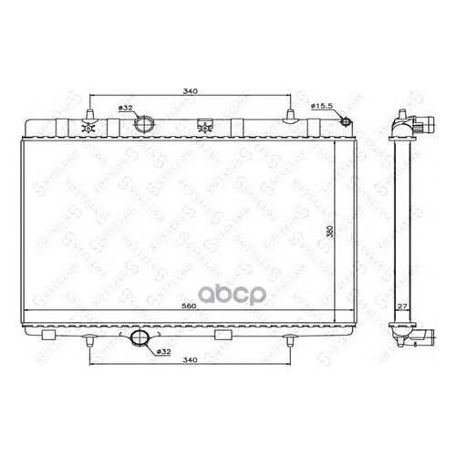 Радиатор системы охлаждения Stellox 1026119SX в Emex