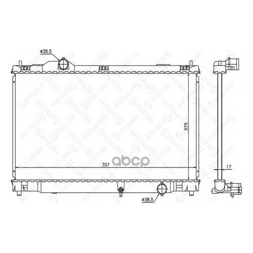 Радиатор системы охлаждения Stellox 1026322SX в Emex