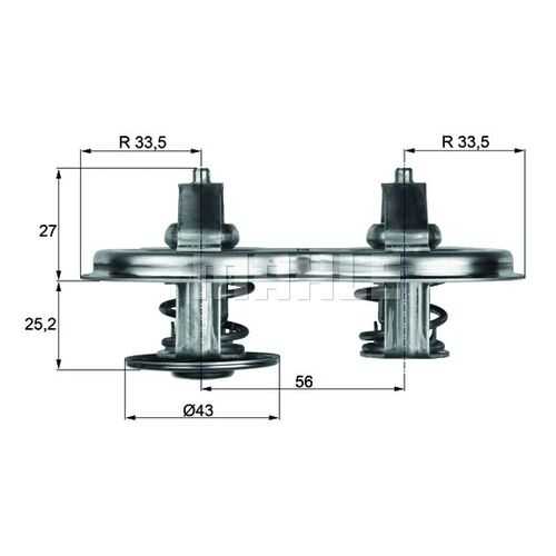 Термостат MAHLE TX 33 83D в Emex