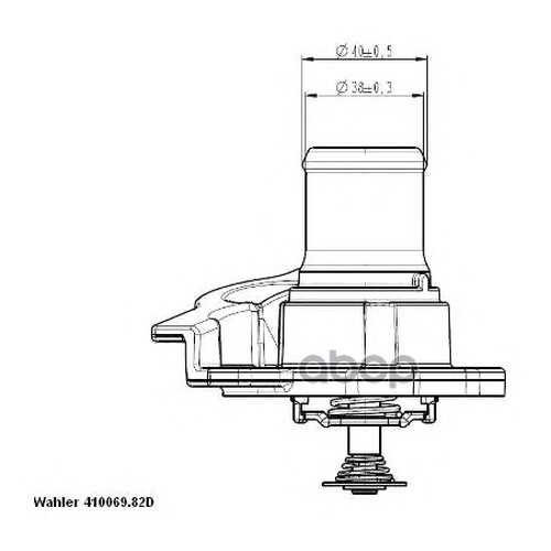 Термостат Wahler 41093782D в Emex