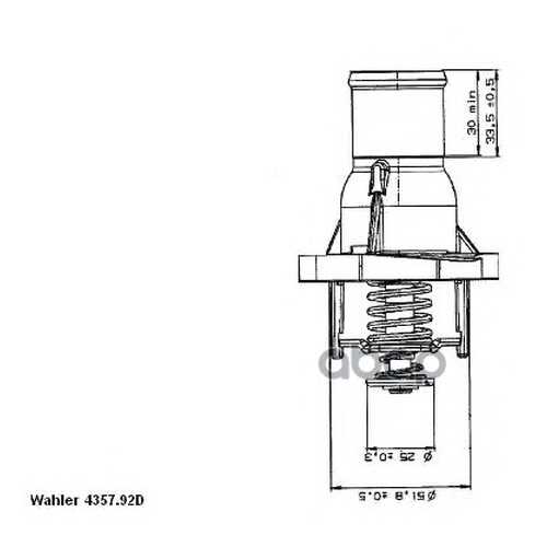 Термостат Wahler 435792D в Emex