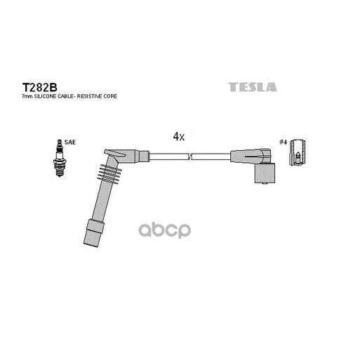 Комплект Проводов Зажигания TESLA T282B в Emex