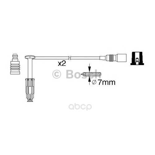 Комплект высоковольтных проводов Bosch 0986356311 в Emex