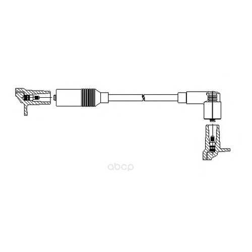 Провод высоковольтный audi/seat/vw 60см BREMI 115/60 в Emex