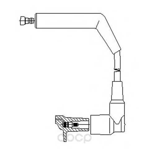 Провод высоковольтный ford ka 1.6 03-05 46см BREMI 3a37/46 в Emex