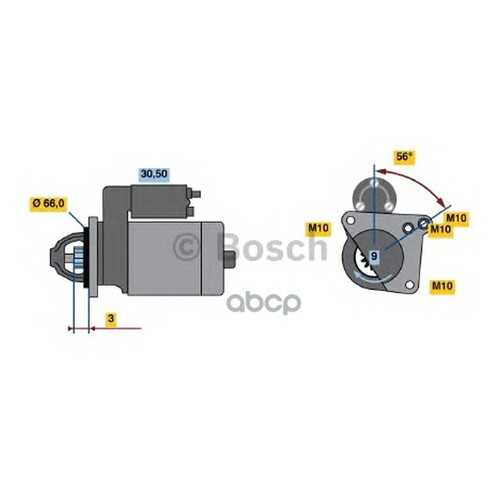 Стартер Bosch 0001106017 в Emex