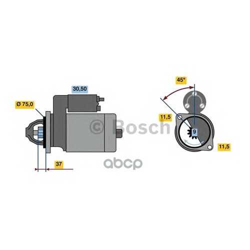 Стартер Bosch 0986023770 в Emex