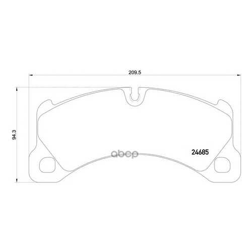 Колодки Тормозные Brembo P65026 в Emex