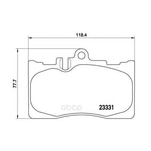 Колодки тормозные передние lexus gs 430 00-05/ls 430 00-/sc 430 01- Brembo P 83 058 в Emex