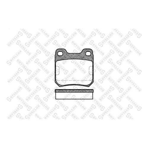 Комплект тормозных дисковых колодок Stellox 250 000-SX в Emex