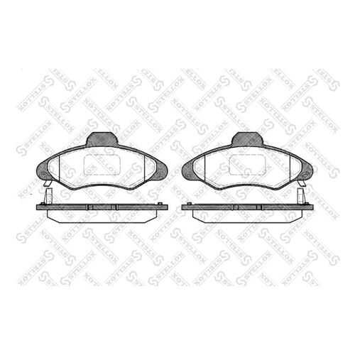 Комплект тормозных дисковых колодок Stellox 342 004B-SX в Emex