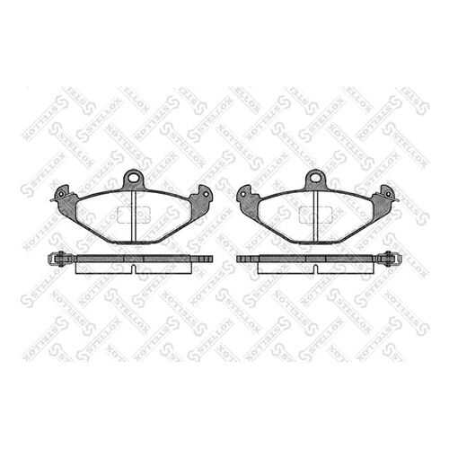 Комплект тормозных дисковых колодок Stellox 356 000B-SX в Emex