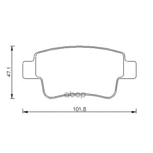 Комплект тормозных колодок BENDIX 573166B в Emex