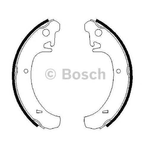 Комплект тормозных колодок Bosch 0986487219 в Emex