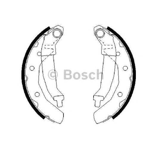 Комплект тормозных колодок Bosch 0986487628 в Emex