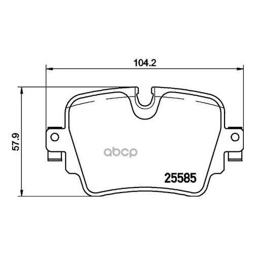 Комплект тормозных колодок BREMBO P 36 032 в Emex