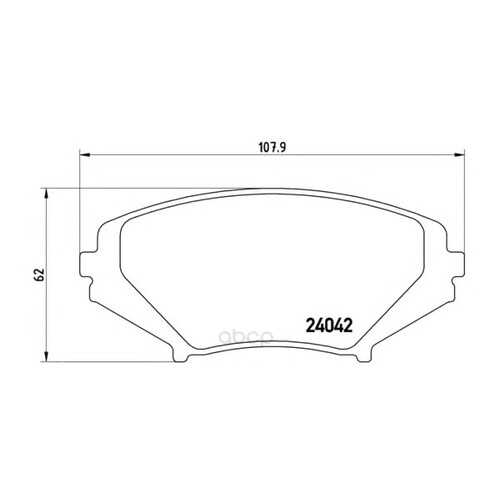 Комплект тормозных колодок Brembo P49034 в Emex