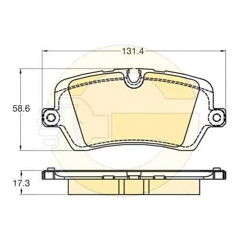 Комплект тормозных колодок Girling 6120291 в Emex