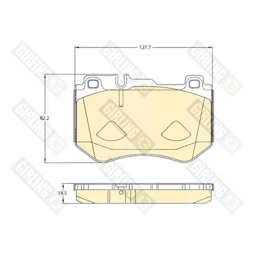 Комплект тормозных колодок Girling 6120785 в Emex