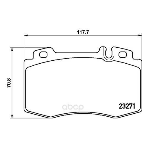 Комплект тормозных колодок Hella 8DB355015851 в Emex