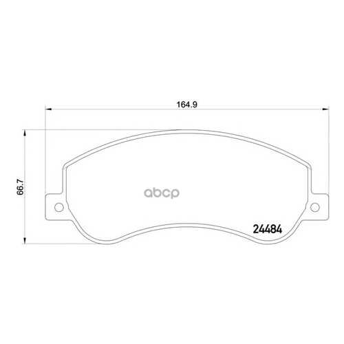 Комплект тормозных колодок MINTEX MDB2851 в Emex