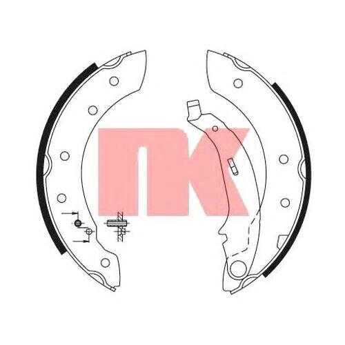 Комплект тормозных колодок Nk 2799572 в Emex