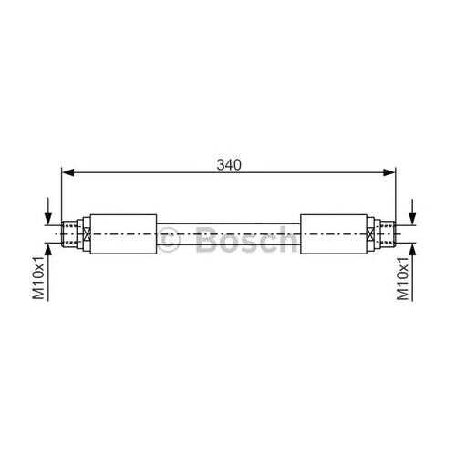 Шланг тормозной системы Bosch 1987481301 в Emex
