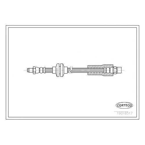 Шланг тормозной системы Corteco 19018517 в Emex