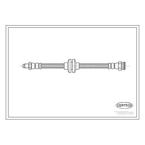Шланг тормозной системы CORTECO 19029780 в Emex