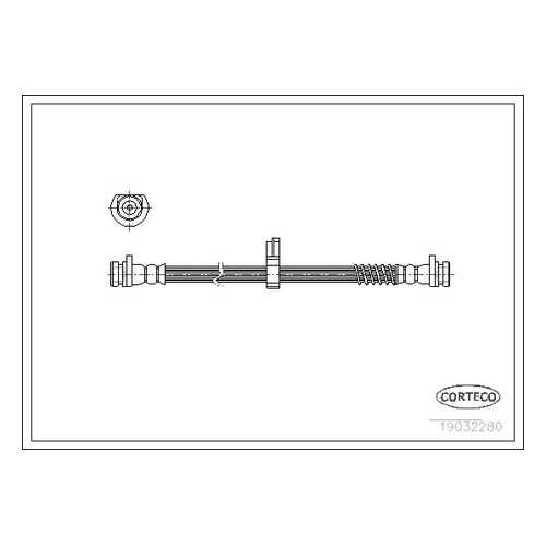 Шланг тормозной системы CORTECO 19032280 в Emex