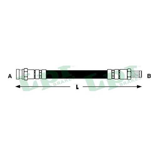 Шланг тормозной системы Lpr 6T46426 передний в Emex