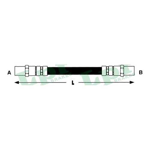 Шланг тормозной системы Lpr 6T46564 задний в Emex