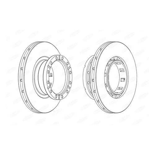 Тормозной диск Beral BCR318A в Emex