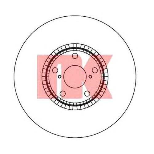 Тормозной диск Nk 2045105 в Emex