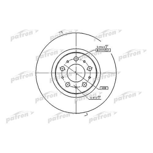 Тормозной диск PATRON PBD4053 в Emex